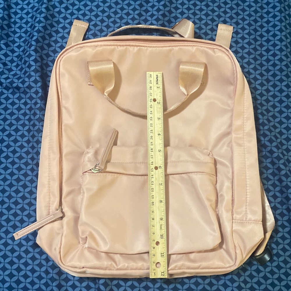 Pink Nylon Backpack